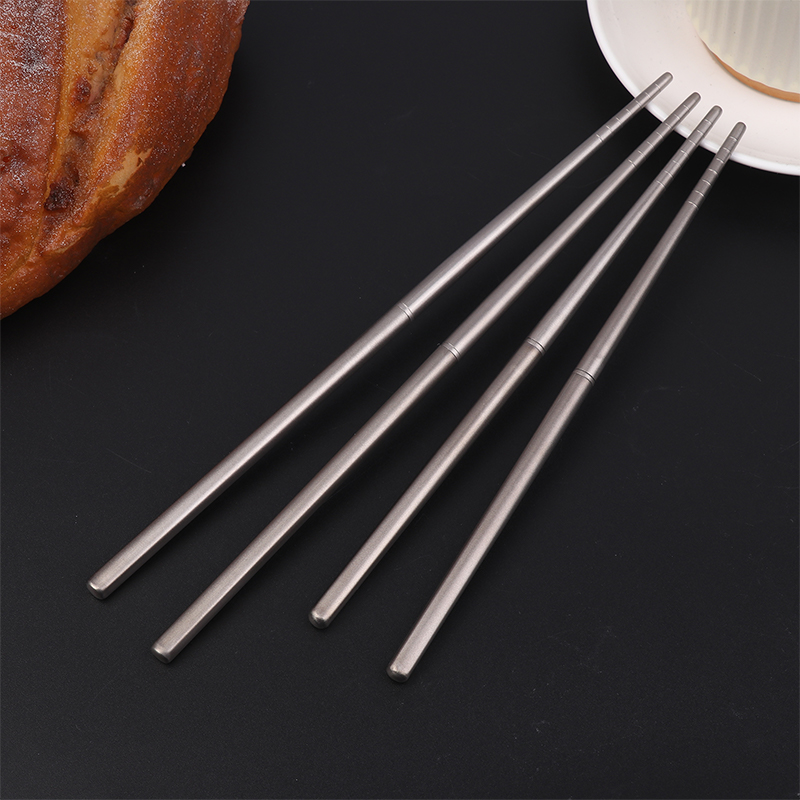 Bamboo Cutlery Travel - Pauzinhos de liga de titânio ultraleves,