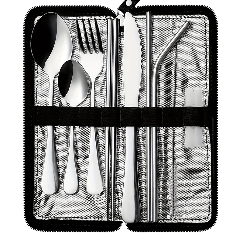 Novo Conjunto de Talheres Port - Bamboo Cutlery Travel avaliação e preço