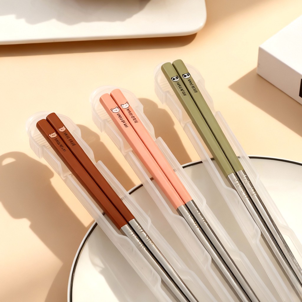 1 par de pauzinhos portáteis d - Bamboo Cutlery Travel avaliação e preço